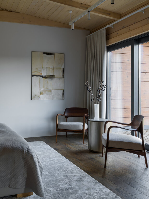 Фотография: Спальня в стиле Современный, Восточный, Эклектика, Дом, Проект дня, Москва, Дом и дача, 4 и больше, Более 90 метров, минимализм с элементами современного дизайна, Филипп Черников, Юлия Долина – фото на INMYROOM