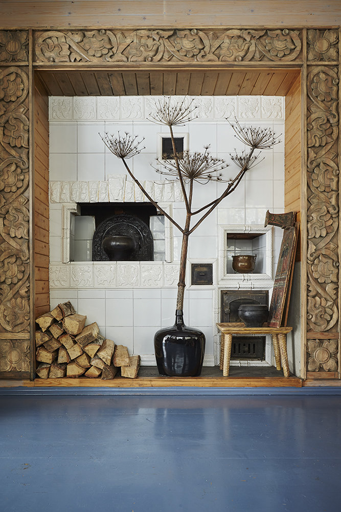 Фотография: Гостиная в стиле Прованс и Кантри, Дом, Проект недели, Дача, Дом и дача, Калужская область, 4 и больше, Более 90 метров, Дина Косточкина, Нина Биркадзе – фото на INMYROOM