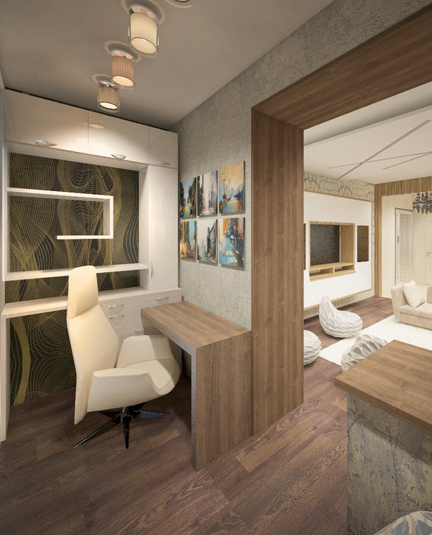 Фото из портфолио Интерьер двухкомнатной квартиры – фотографии дизайна интерьеров на INMYROOM