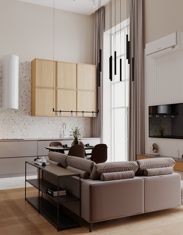 Фото из портфолио  двухуровневая квартира 40 метров – фотографии дизайна интерьеров на INMYROOM