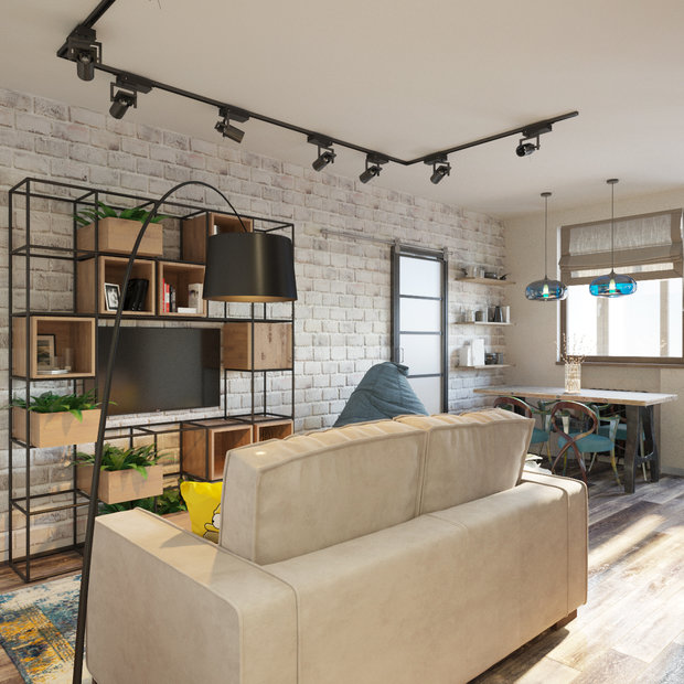 Фото из портфолио 44м2 квартира г. Москва – фотографии дизайна интерьеров на INMYROOM