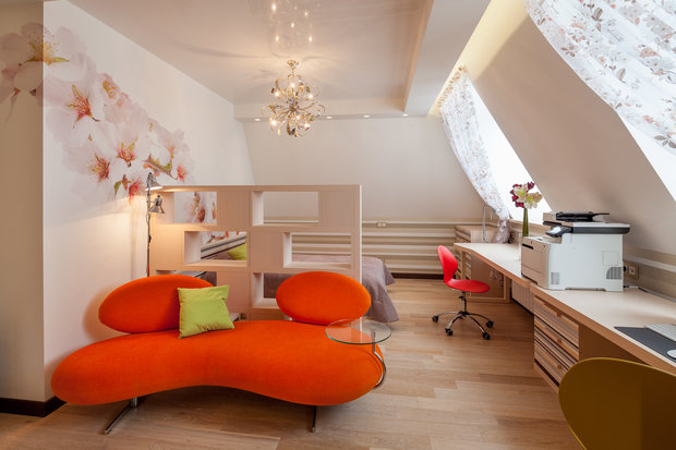 Фото из портфолио Двухуровневая квартира в Нижнем Новгороде – фотографии дизайна интерьеров на INMYROOM