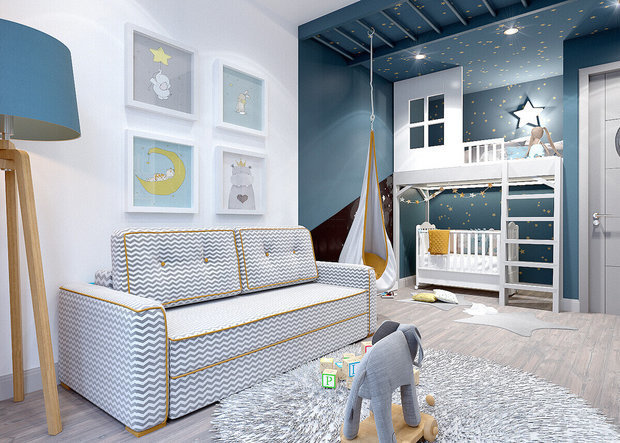 Фото из портфолио Проект ЖК "Крестовский De Luxe" – фотографии дизайна интерьеров на INMYROOM