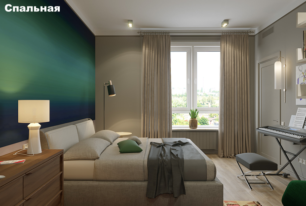 Фото из портфолио Проект квартиры в ЖК "Символ" – фотографии дизайна интерьеров на INMYROOM