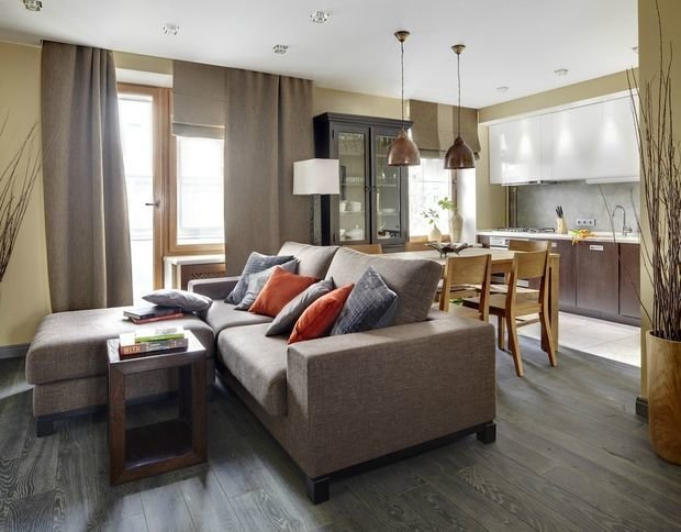 Фотография: Гостиная в стиле Современный, Декор интерьера, Малогабаритная квартира, Квартира, Студия – фото на INMYROOM