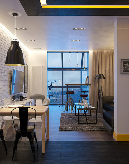 Фото из портфолио 2-к квартира, 72 м2 – фотографии дизайна интерьеров на INMYROOM