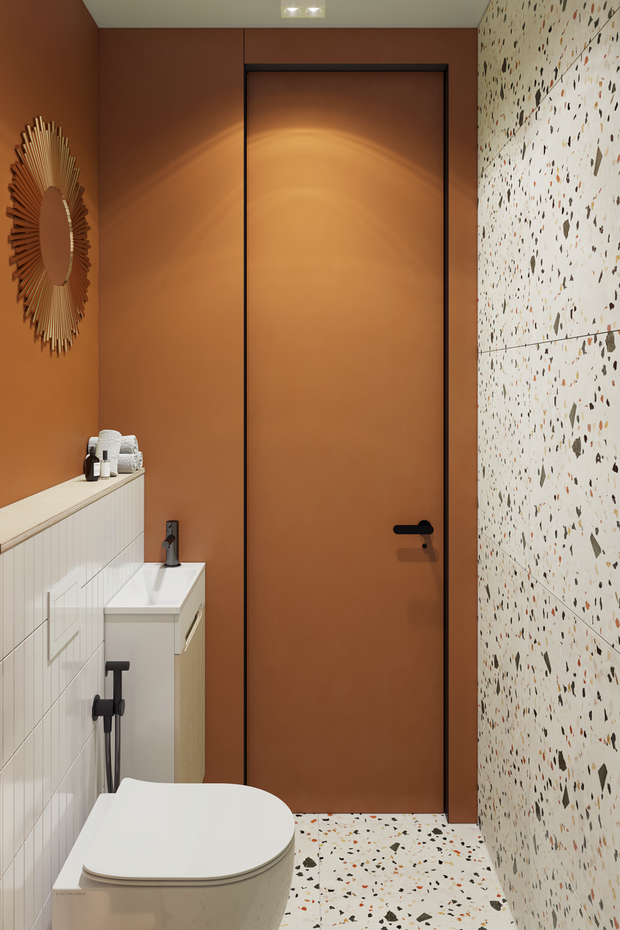 Фотография: Ванная в стиле Современный, Квартира, Проект недели, Москва, 3 комнаты, 60-90 метров, Анна Малютина – фото на INMYROOM