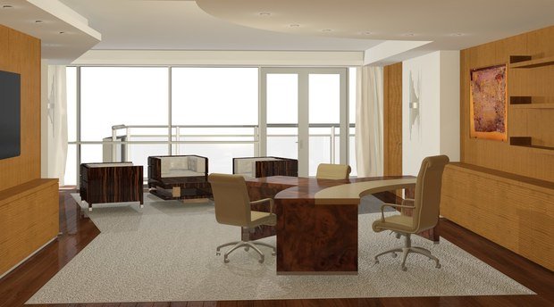 Фото из портфолио Офис компании Лукойл в Дубае. – фотографии дизайна интерьеров на INMYROOM