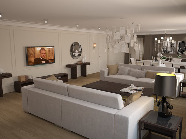 Фото из портфолио гостиная в неоклассицизме, – фотографии дизайна интерьеров на INMYROOM