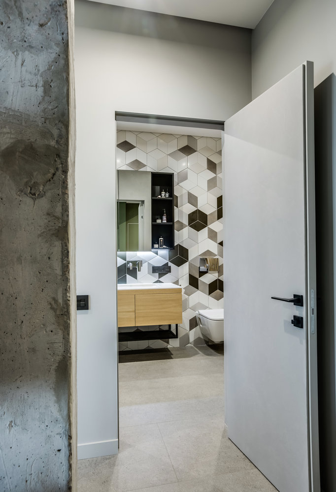 Фотография: Ванная в стиле Современный, Квартира, Проект недели, Киев, Boho Studio, 3 комнаты, 60-90 метров – фото на INMYROOM