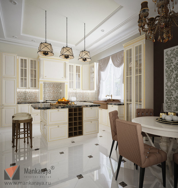 Фото из портфолио Калужское шоссе – фотографии дизайна интерьеров на INMYROOM