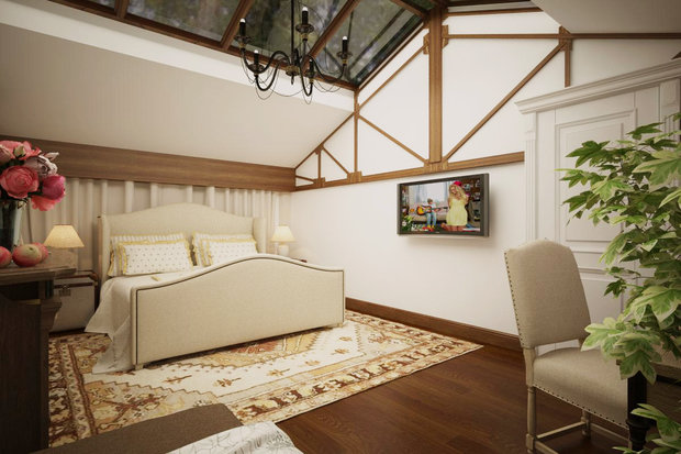 Фото из портфолио Загородный дом в поселке "Павлово", 1000 м2 – фотографии дизайна интерьеров на INMYROOM