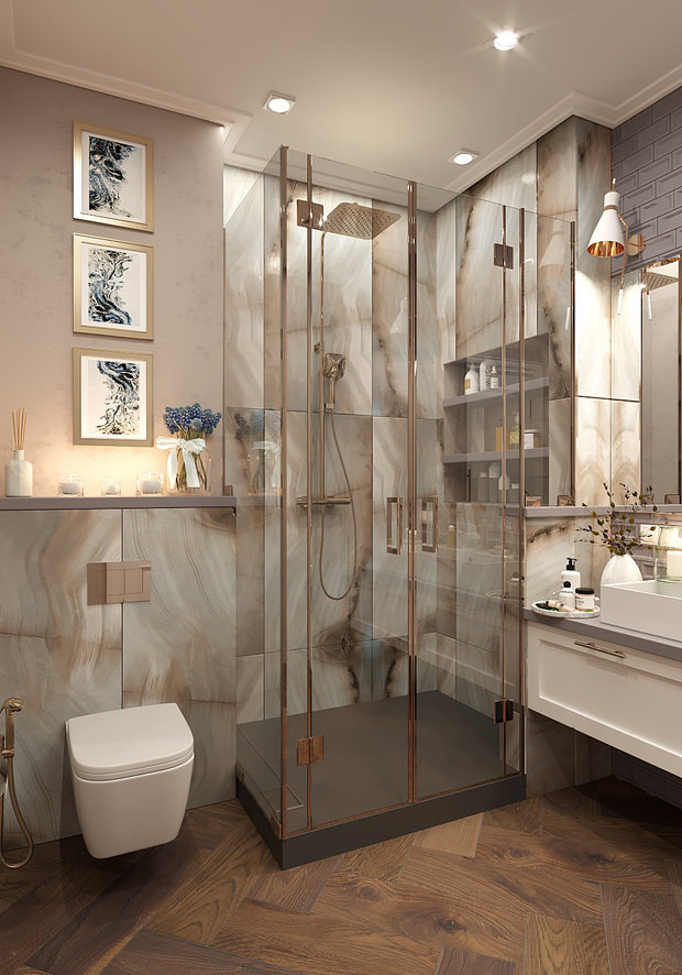 Фото из портфолио Неоклассика на  "Смольном проспекте" – фотографии дизайна интерьеров на INMYROOM