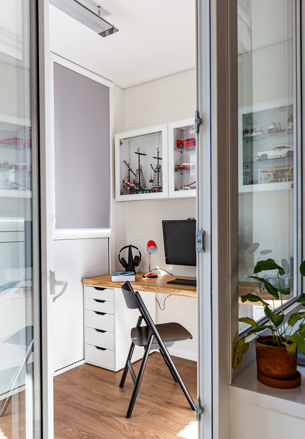 Фотография: Кабинет в стиле Современный, Проект недели, Санкт-Петербург, 3 комнаты, Более 90 метров, Анастасия Заркуа – фото на INMYROOM