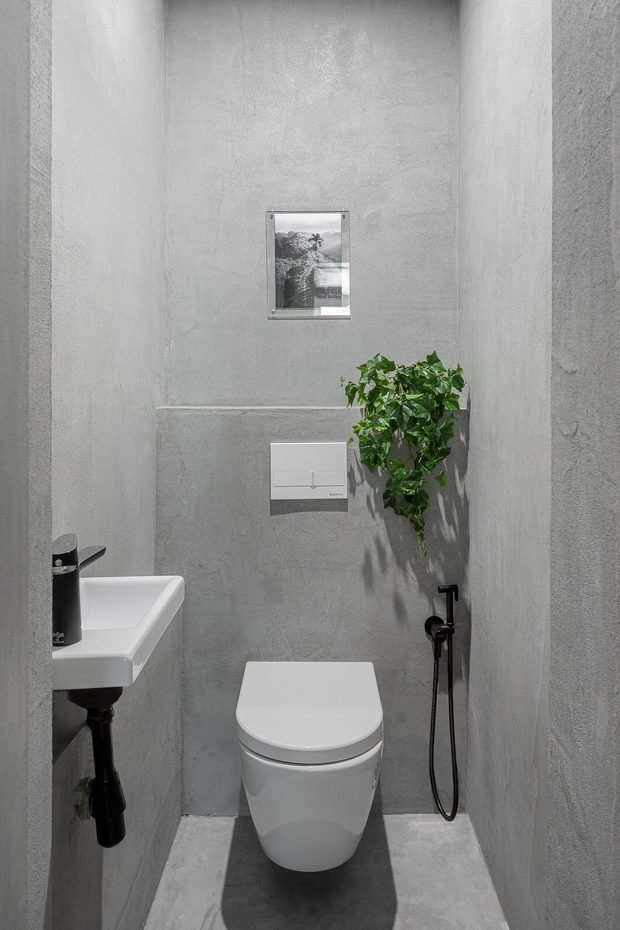 Фотография: Ванная в стиле Лофт, Минимализм, Квартира, Проект недели, Москва, 2 комнаты, 40-60 метров, Саша Черных – фото на INMYROOM