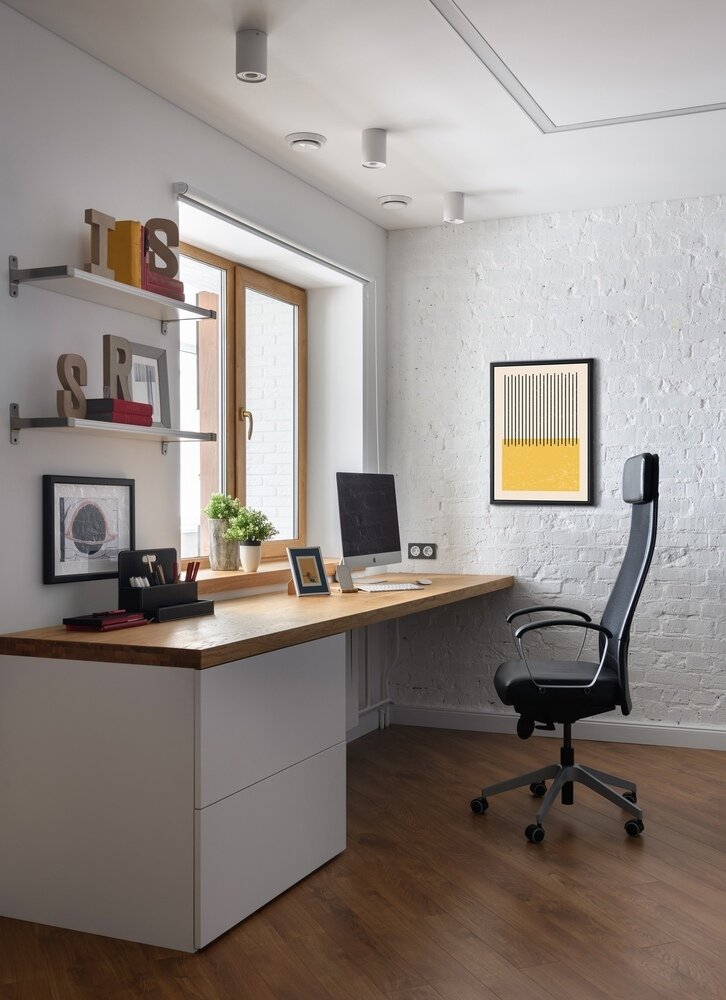 Фотография: Кабинет в стиле Лофт, Современный, Эклектика, Квартира, Проект недели, Новосибирск, 3 комнаты, 60-90 метров, Анастасия Каширская – фото на INMYROOM Фотография: Кабинет в стиле Лофт, Современный, Эклектика, Квартира, Проект недели, Новосибирск, 3 комнаты, 60-90 метров, Анастасия Каширская – фото на INMYROOM