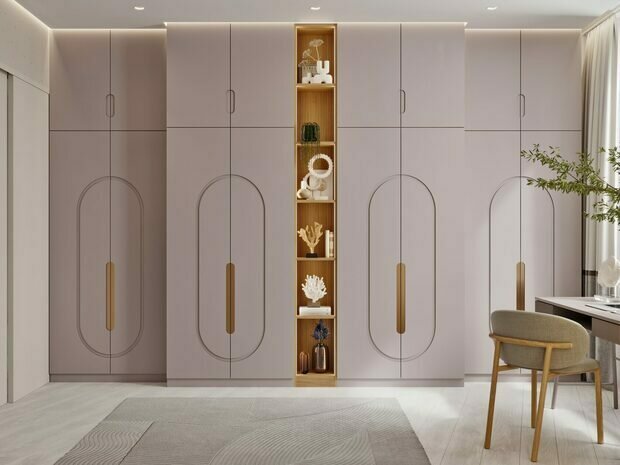 Фотография: Кабинет в стиле Современный, Квартира, Проект недели, Москва, Монолитный дом, 4 и больше, Более 90 метров, Алина Гамм – фото на INMYROOM