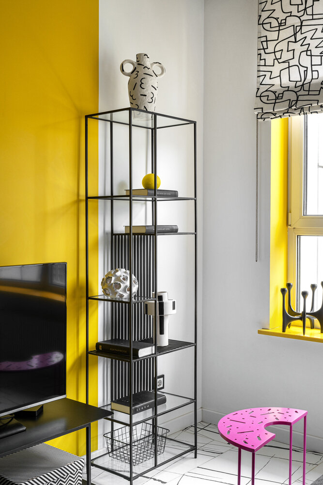 Фотография: Гостиная в стиле Современный, Эклектика, Малогабаритная квартира, Квартира, Студия, Проект дня, Москва, Оксана Олейник, до 40 метров – фото на INMYROOM