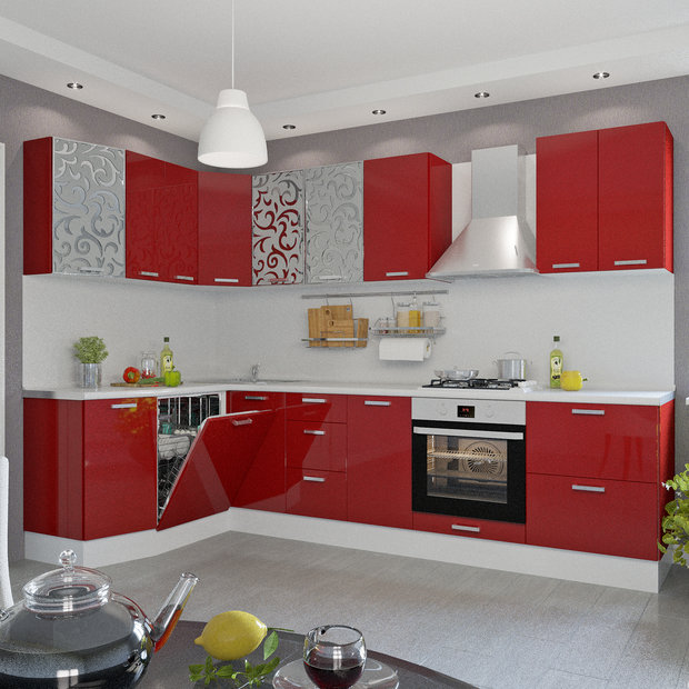 Угловая кухня «Пунш», Leroy Merlin