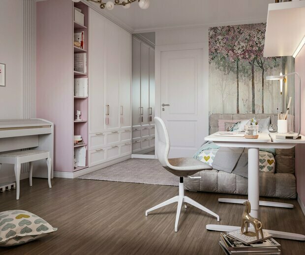 Фото из портфолио Дизайн проект "Пудра" – фотографии дизайна интерьеров на INMYROOM