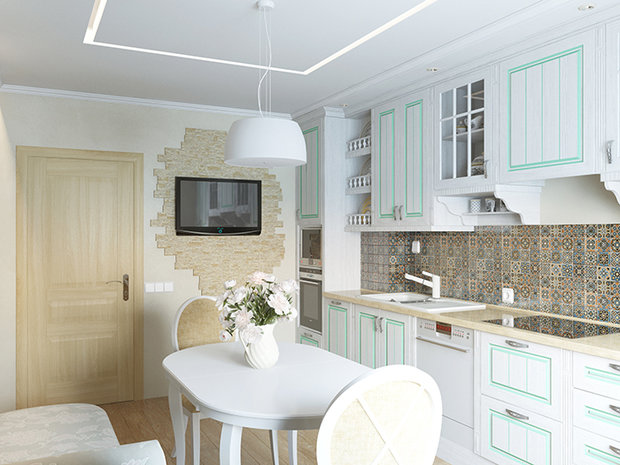 Фото из портфолио Кухня в стиле прованс, г. Сургут – фотографии дизайна интерьеров на INMYROOM