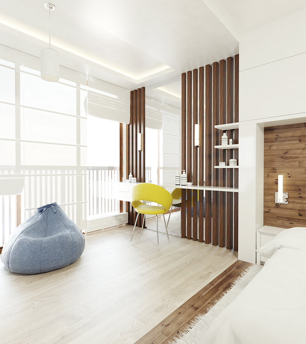 Фотография: Спальня в стиле Лофт, Современный – фото на INMYROOM