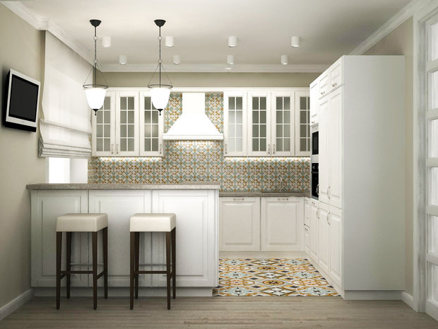 Фотография: Кухня и столовая в стиле Прованс и Кантри – фото на INMYROOM