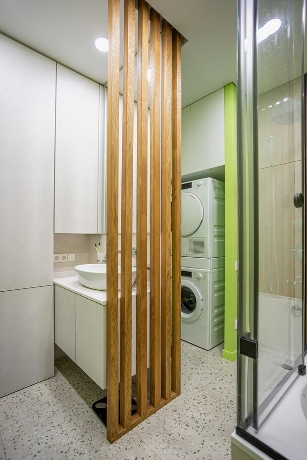 Фотография: Ванная в стиле Современный, Квартира, Проект недели, Москва, 2 комнаты, 40-60 метров, Татьяна Архипова – фото на INMYROOM