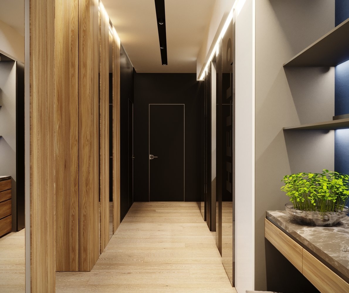 Фотография: Прихожая в стиле Современный, Лофт, Квартира, Проект недели, Подмосковье, Московская область, Реутов, Кирпичный дом, 3 комнаты, Более 90 метров, Владислав Седов, Наталья Вороненко, LINES – фото на INMYROOM Фотография: Прихожая в стиле Современный, Лофт, Квартира, Проект недели, Подмосковье, Московская область, Реутов, Кирпичный дом, 3 комнаты, Более 90 метров, Владислав Седов, Наталья Вороненко, LINES – фото на INMYROOM