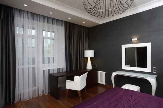 Фотография: Спальня в стиле Эклектика, Современный, Квартира, Дома и квартиры – фото на INMYROOM