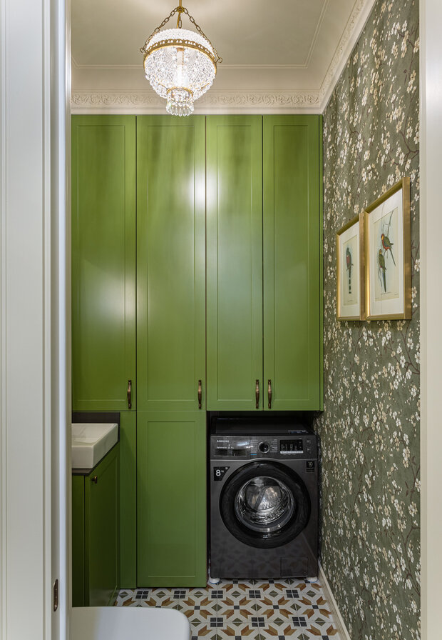 Фотография: Ванная в стиле Классический, Современный, Эклектика, Квартира, Проект недели, Новая Москва, Монолитный дом, 2 комнаты, 60-90 метров, Наталья Широкорад, Винтажный – фото на INMYROOM