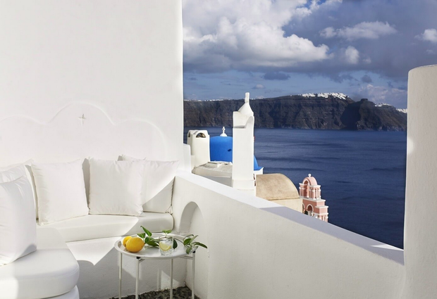 Фото из портфолио Люкс в пещере на греческом острове Санторини – фотографии дизайна интерьеров на INMYROOM