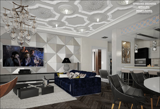 Фото из портфолио Остоженка Парк Палас – фотографии дизайна интерьеров на INMYROOM