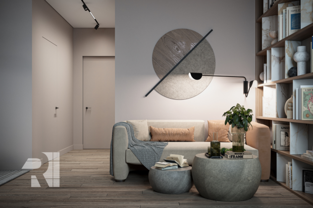 Фото из портфолио Квартира в стиле Джапанди – фотографии дизайна интерьеров на INMYROOM