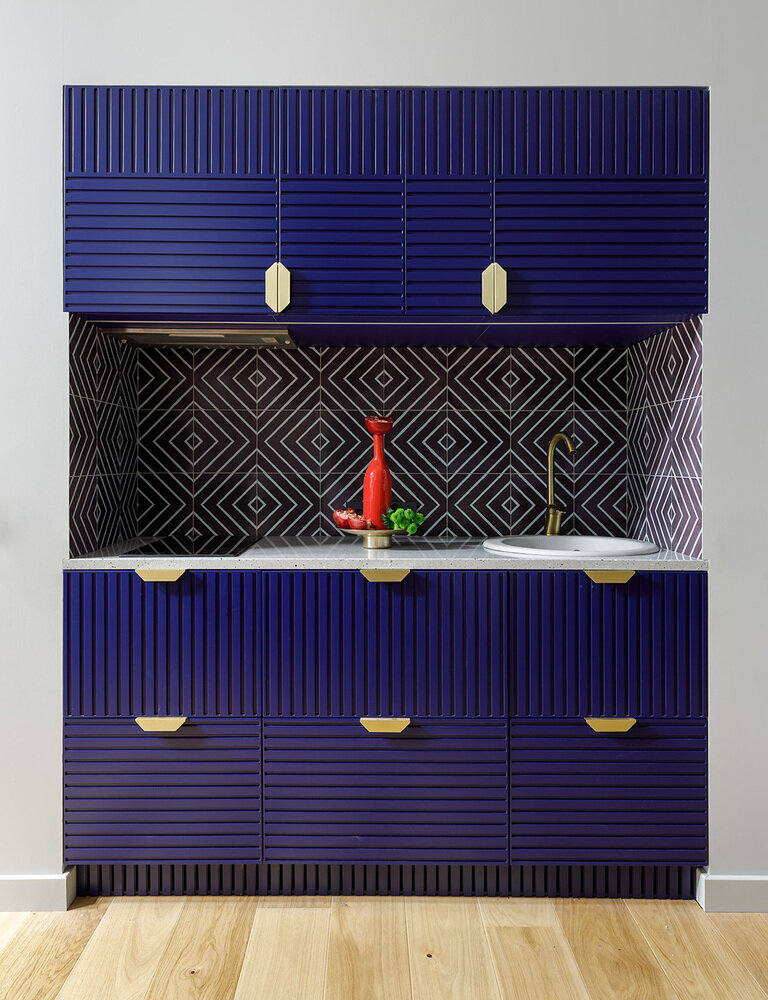 Фотография: Кухня и столовая в стиле Современный, Малогабаритная квартира, Квартира, Студия, Проект недели, Санкт-Петербург, Кирпичный дом, 40-60 метров, Interior Design by Margo, Маргарита Мережнюк – фото на INMYROOM