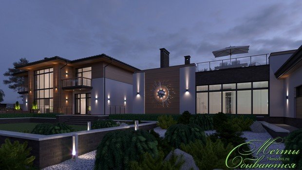 Фото из портфолио Проект фасадов индивидуального жилого дома – фотографии дизайна интерьеров на INMYROOM