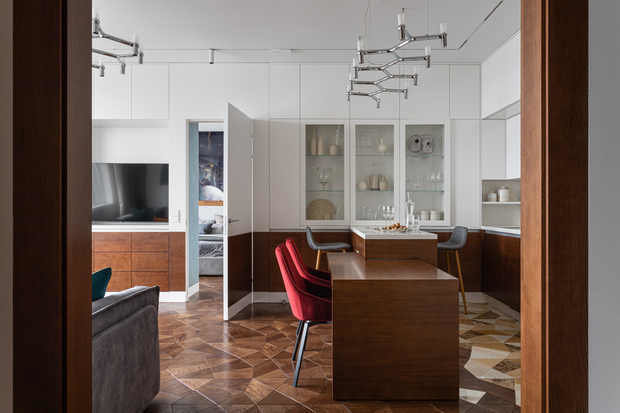 Фото из портфолио Квартира 74,6 кв.м. ЖК "Лица" Реализованный проект – фотографии дизайна интерьеров на INMYROOM