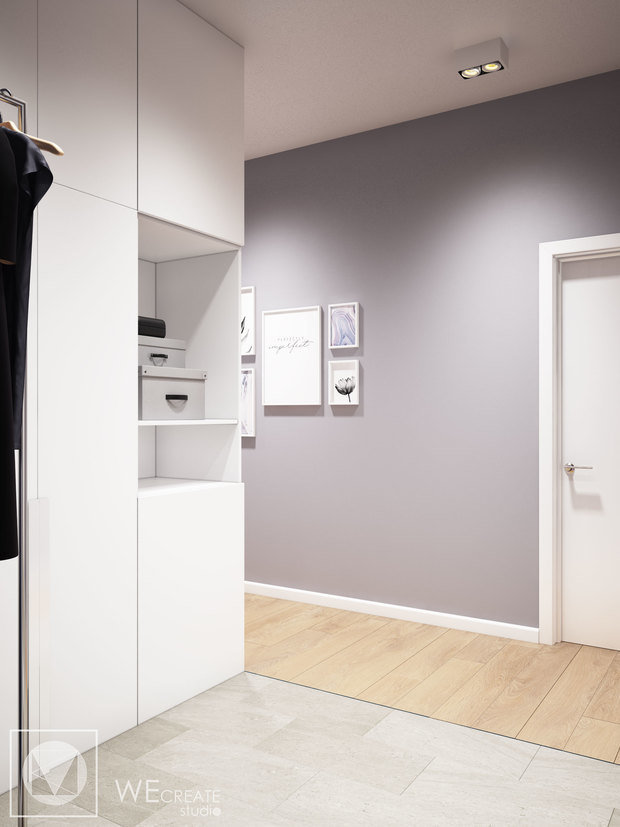 Фото из портфолио Светлая квартира с яркими акцентами – фотографии дизайна интерьеров на INMYROOM