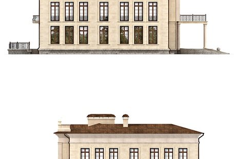 Классические дома.
