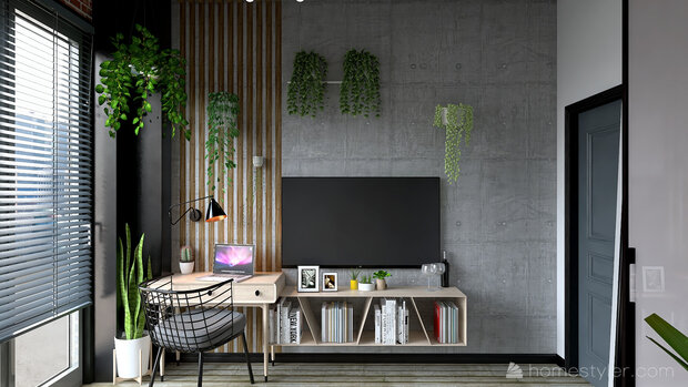 Фото из портфолио Небольшая спальня лофт – фотографии дизайна интерьеров на INMYROOM