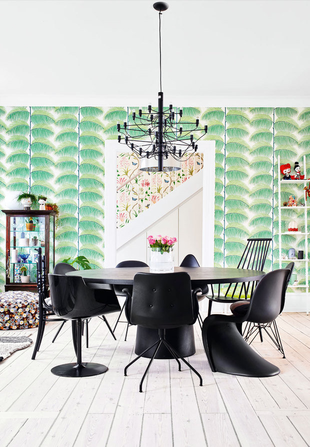 Фото из портфолио Яркий Пентхаус класса люкс с красочными обоями – фотографии дизайна интерьеров на INMYROOM