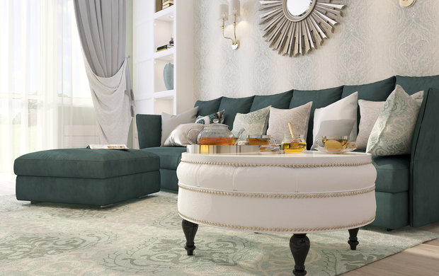 Фото из портфолио Гостиная "Glamour" – фотографии дизайна интерьеров на INMYROOM