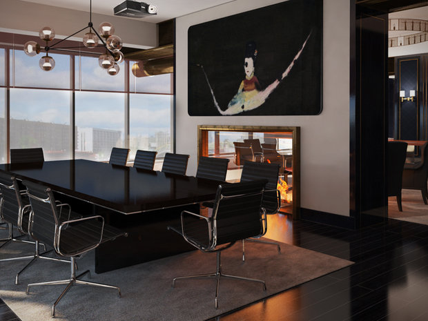 Фото из портфолио Офисные пространства – фотографии дизайна интерьеров на INMYROOM