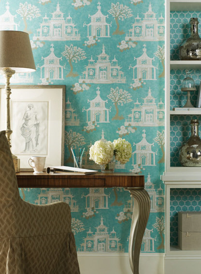 Фотография: Мебель и свет в стиле Прованс и Кантри, Декор интерьера, Дизайн интерьера, Цвет в интерьере, Обои – фото на INMYROOM