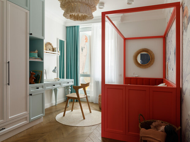 Фотография: Детская в стиле Современный, Эклектика, Квартира, Проект дня, Санкт-Петербург, 3 комнаты, Более 90 метров, Юлия Ермакова, Юлия Денскевич – фото на INMYROOM