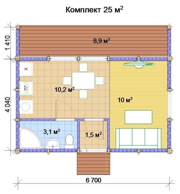 Фото из портфолио Rubus Home - варианты планировки – фотографии дизайна интерьеров на INMYROOM