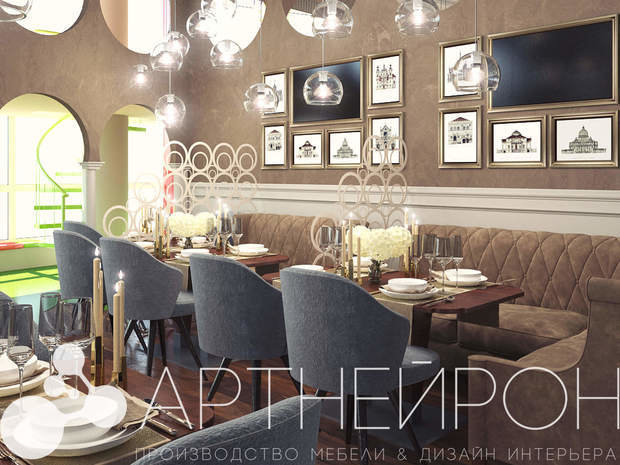 Фото из портфолио Дизайн семейного ресторана – фотографии дизайна интерьеров на INMYROOM