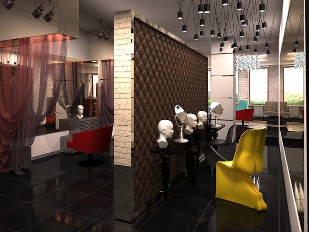 Фото из портфолио Студия причесок и проведения мастер классов – фотографии дизайна интерьеров на INMYROOM