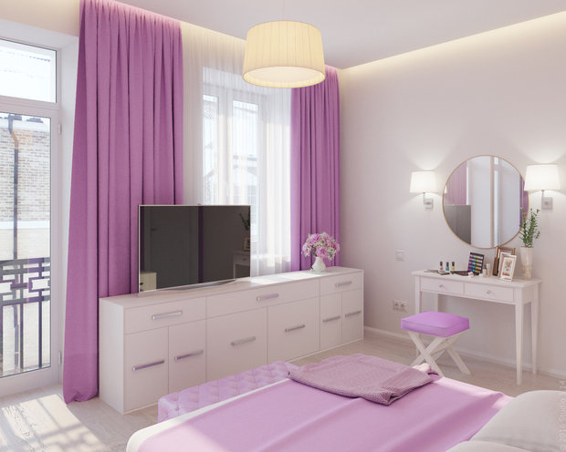 Фото из портфолио Цветной минимализм – фотографии дизайна интерьеров на INMYROOM
