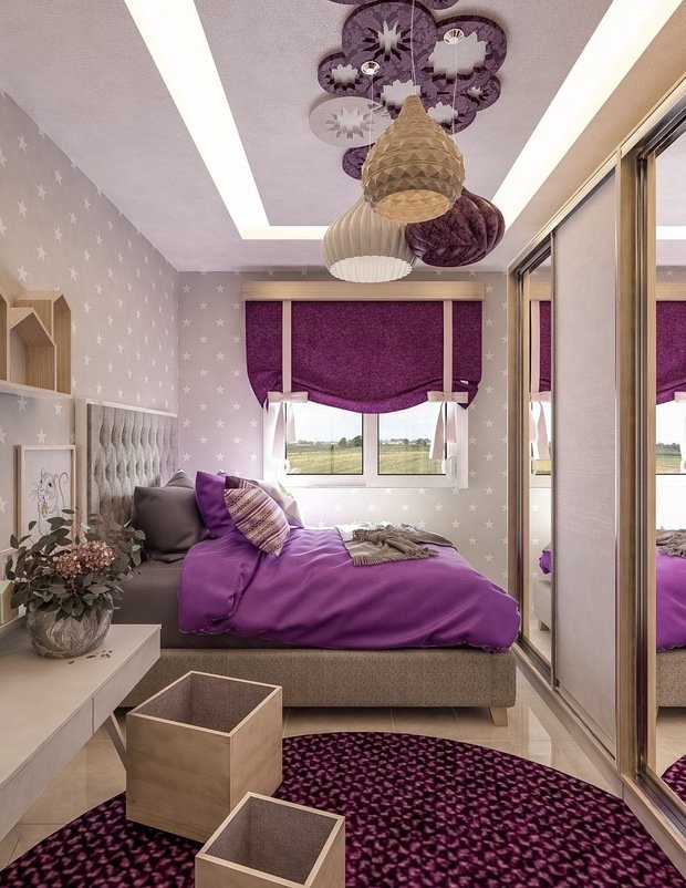 Фото из портфолио Фиолетовое счастье – фотографии дизайна интерьеров на INMYROOM